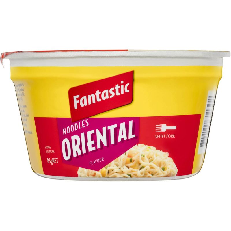 Fantastic Instant Noodles Oriental Bowl 70g X 6 Bowls
