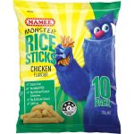 Mamee Monster Rice Sticks Chicken Flavour Chips Snacks 10 Pack