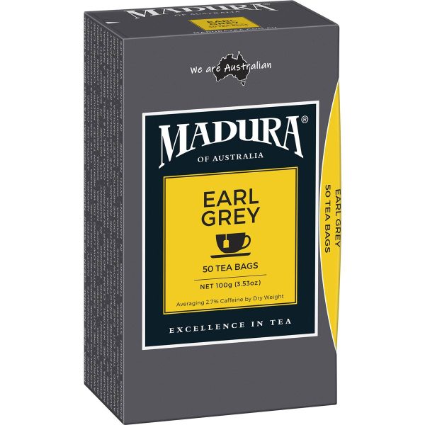 Madura Earl Grey Tea Bags 50 Pack