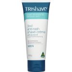 Trishave 3-In-1 Anti-Rash Shaving Cream with Tea Tree Oil for Men 100g