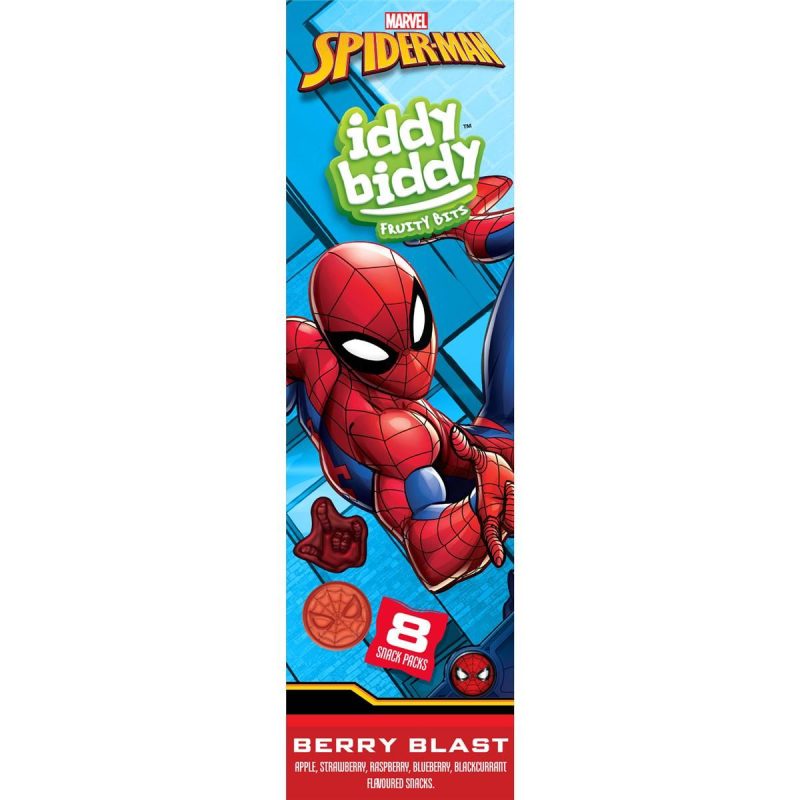 Iddy Biddy Fruit Bites Snacks Berry Blast Flavour 8 Packs