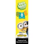 Iddy Biddy Fruit Bites Snacks Tropical Fruit Flavours 8 Packs