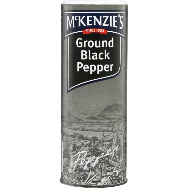 Mckenzies Ground Black Pepper 100g