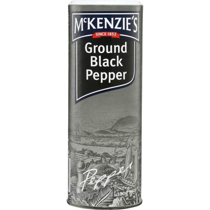 Mckenzies Ground Black Pepper 100g