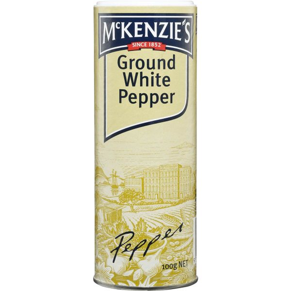 Mckenzies Ground White Pepper 100g