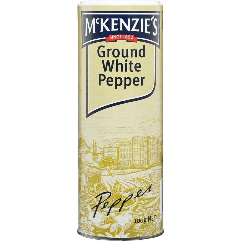 Mckenzies Ground White Pepper 100g