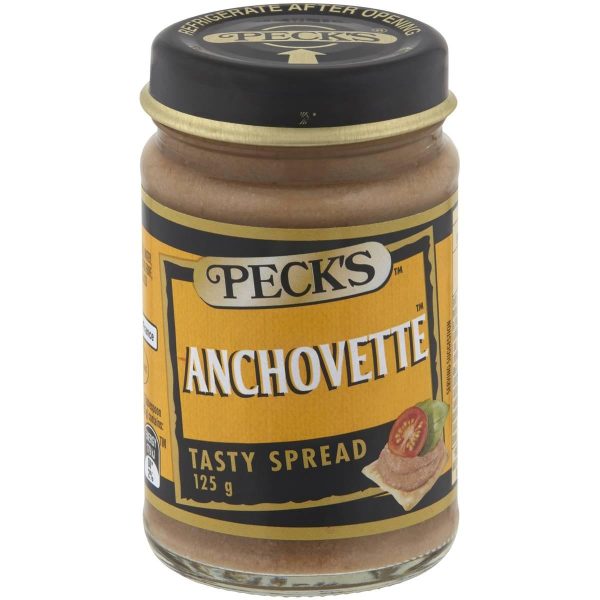 Pecks Anchovette Paste Spread 125g