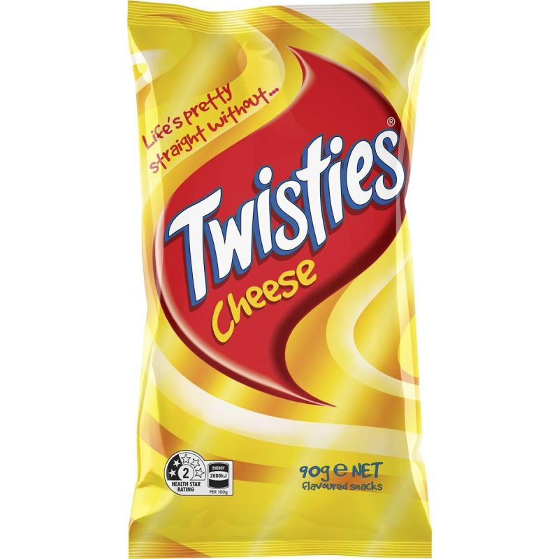 Twisties Chips Cheese Snacks Pack 90g