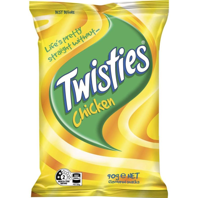 Twisties Chips Chicken Snacks Pack 90g