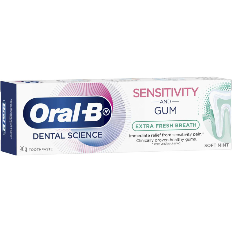 Oral B Sensitivity and Gum Extra Fresh Breath Soft Mint Toothpaste 90g