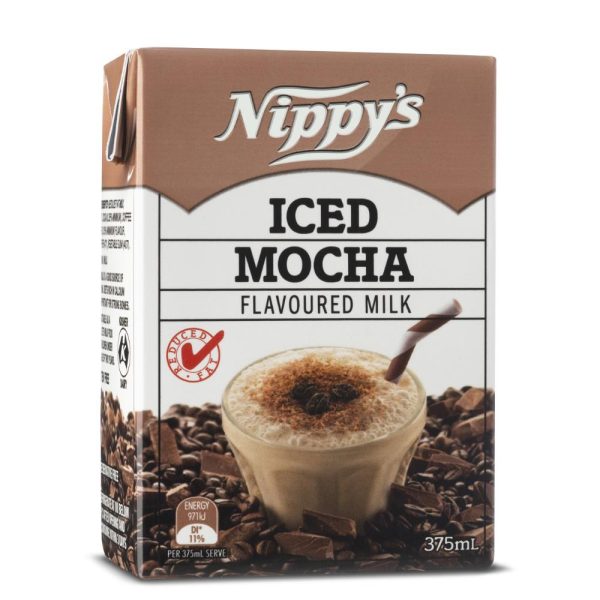 Nippys Iced Mocha Flavoured Milk Carton 375ml X 12 Cartons