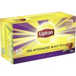 Lipton Black Tea Bags Decaffeinated 50 Pack