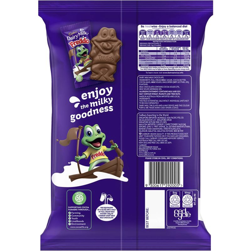 Cadbury Dairy Milk Freddo Chocolate Share Pack 12 Pack