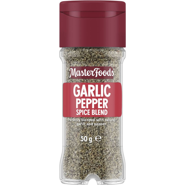 Masterfoods Garlic Pepper Spice Blend Seasoning 50g
