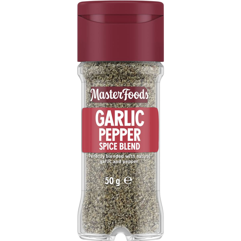 Masterfoods Garlic Pepper Spice Blend Seasoning 50g