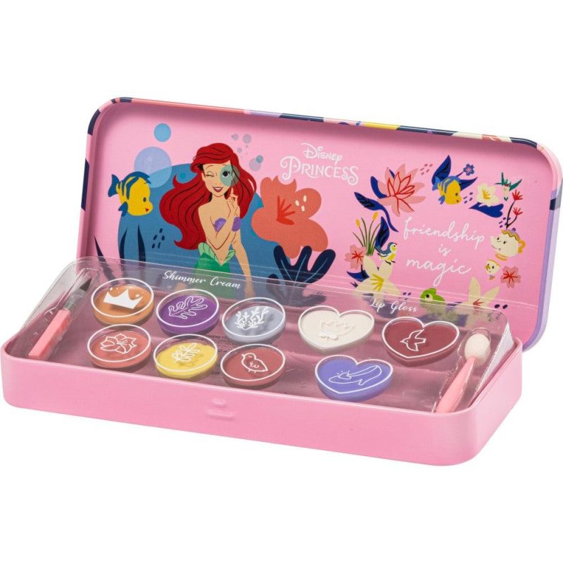 Lip Smacker Disney Princess Lip And Face Makeup Tin Case