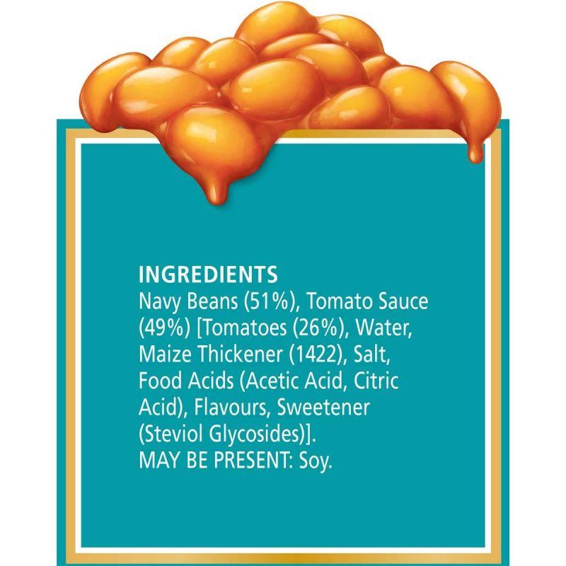 Heinz Baked Beans In Tomato Sauce No Sugar Can 300g X 3 Cans