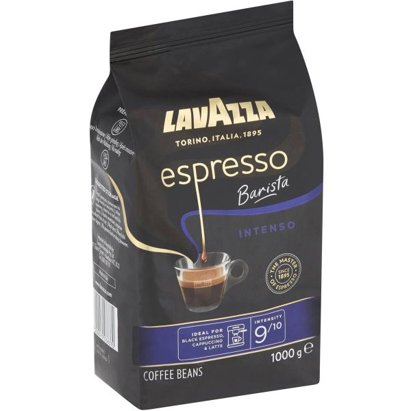 Lavazza Espresso Barista Intenso Premium Arabica Ground Instant Coffee Beans Bag 1kg