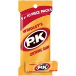 Wrigleys PK Gold Original Chewing Gum 10 Pieces X 5 Pack
