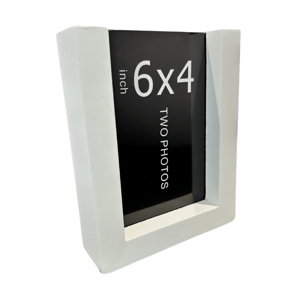 Reversible White Photo Frame 6" X 4" Inch
