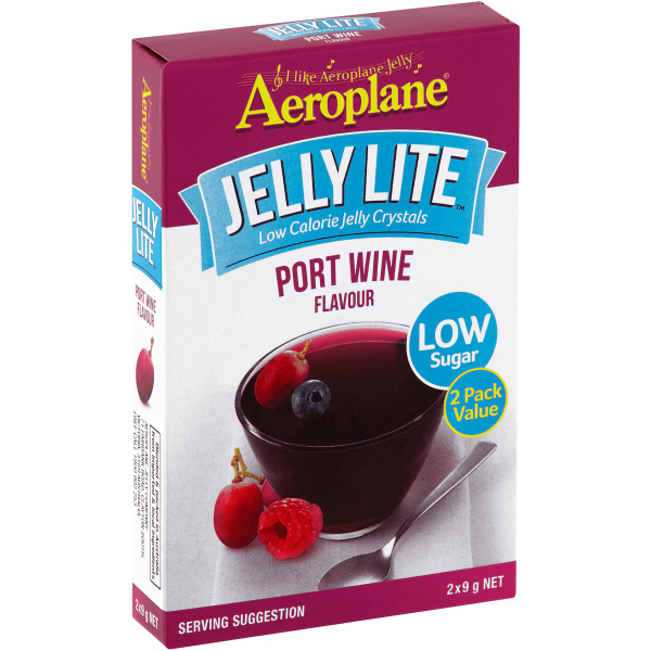 Aeroplane Jelly Lite Port Wine Low Calorie Jelly Powder 18g