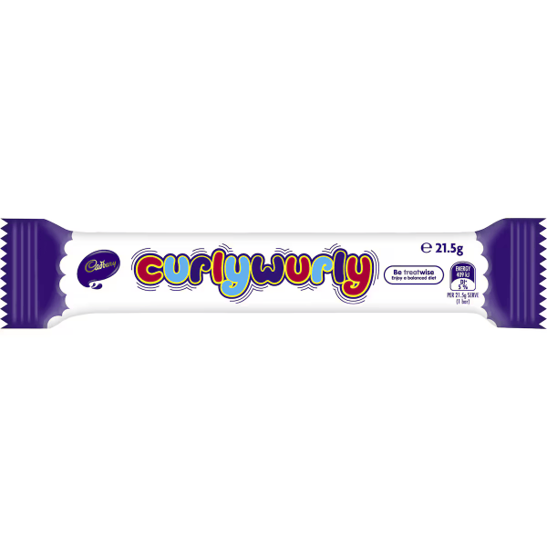 Cadbury Curly Wurly Milk Chocolate Bar 20g X 6 Bars