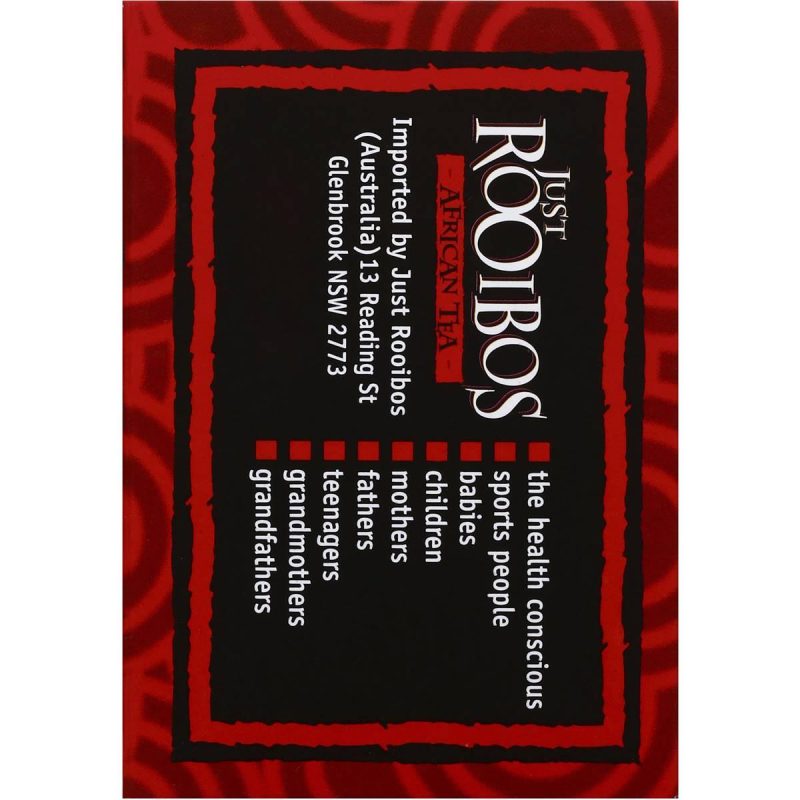 Just Rooibos African Tea Bags 40 Pack