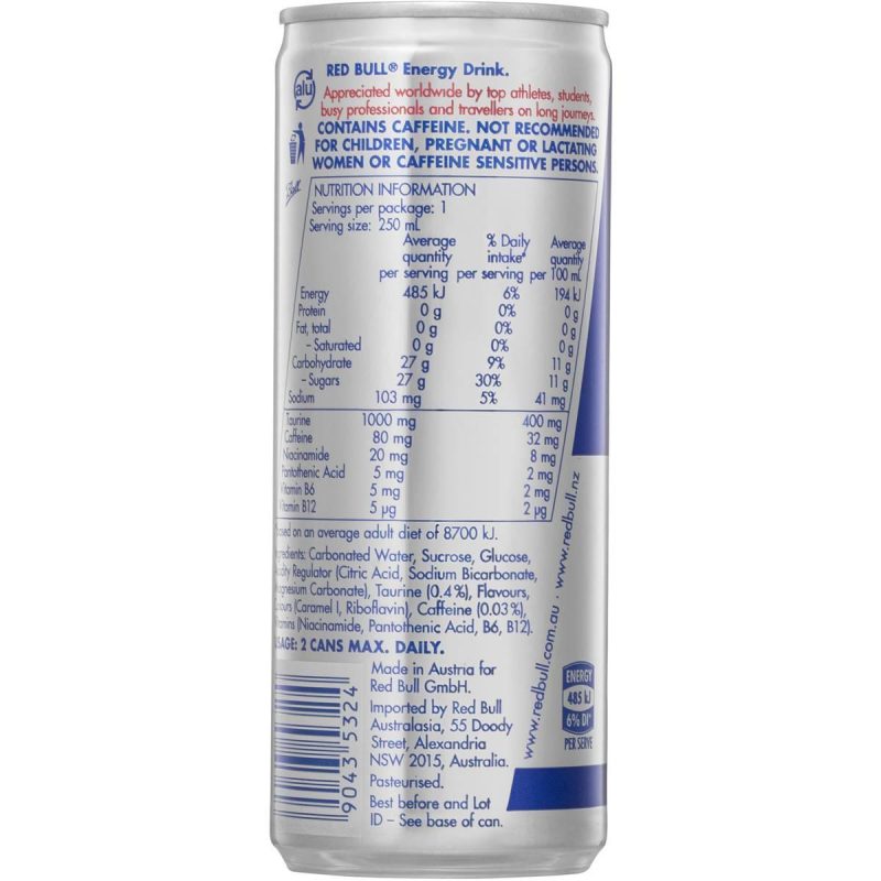 Red Bull Energy Drink Can 250ml