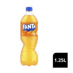 Fanta Orange Soft Drink Bottle 1.25L