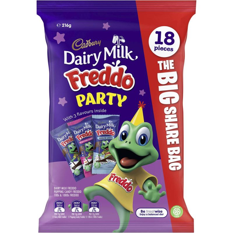 Cadbury Dairy Milk Freddo Chocolate Variety Large Party Pack 18 Pack
