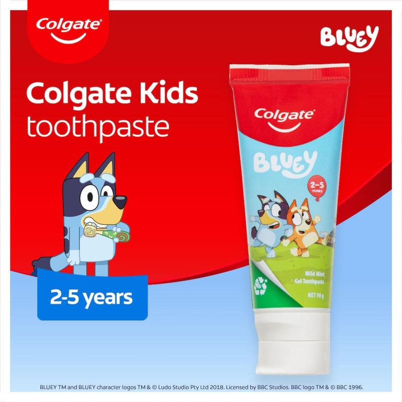 Colgate Bluey Kids Mild Mint Toothpaste 90g
