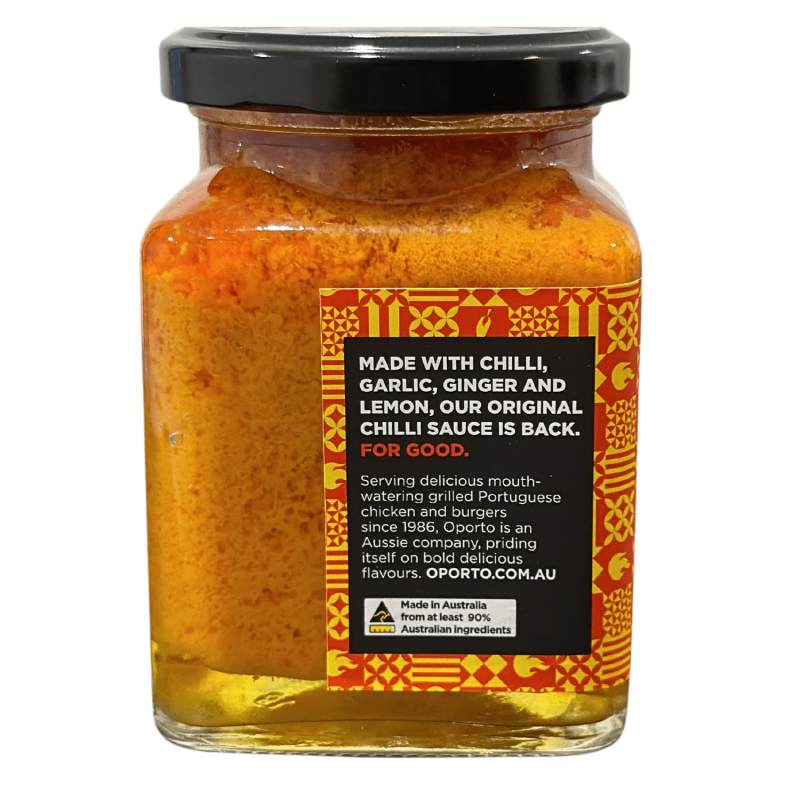 Oporto Original Chilli Sauce Tub 265g - Australia