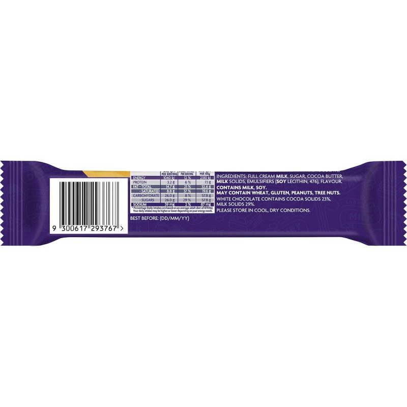 Cadbury Caramilk Milk Chocolate Bar 45g X 6 Bars