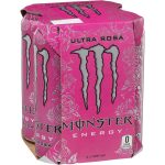 Monster Energy Zero Sugar Ultra Rosa Drink Can 500ml X 4 Pack