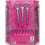 Monster Energy Zero Sugar Ultra Rosa Drink Can 500ml X 4 Pack