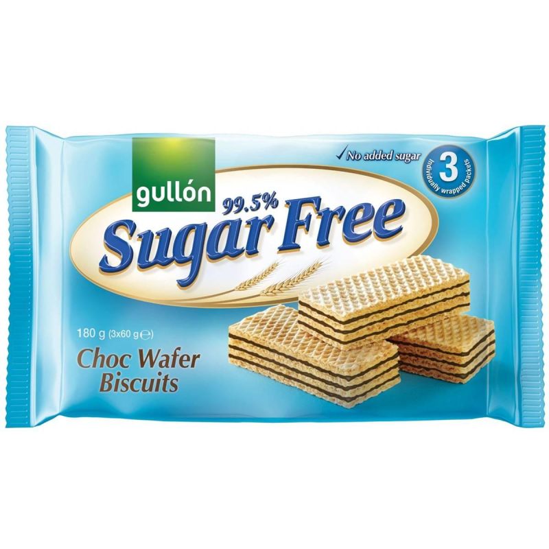 Gullon Sugar Free Chocolate Wafer Biscuits 180g