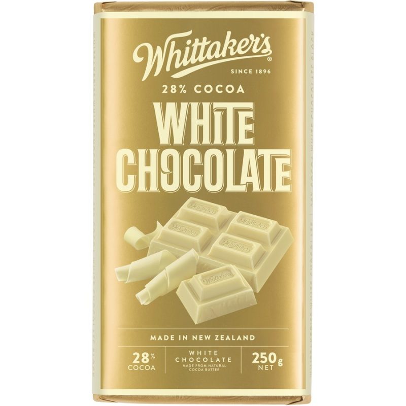Whittakers White Milk Chocolate Block 250g