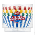 Dollar Sweets Striped Muffin Patty Pans Small 100 Pack