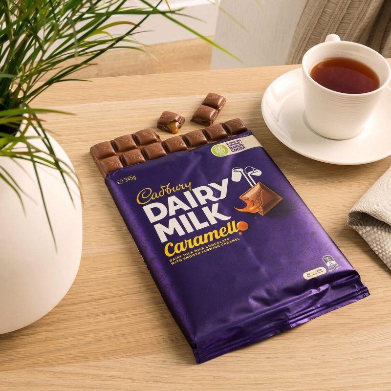 Cadbury Dairy Milk Caramello Caramel Large Chocolate Block 340g