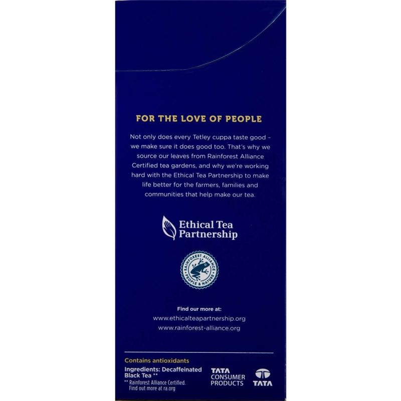 Tetley Decaffeinated Tea Bags 100 Pack