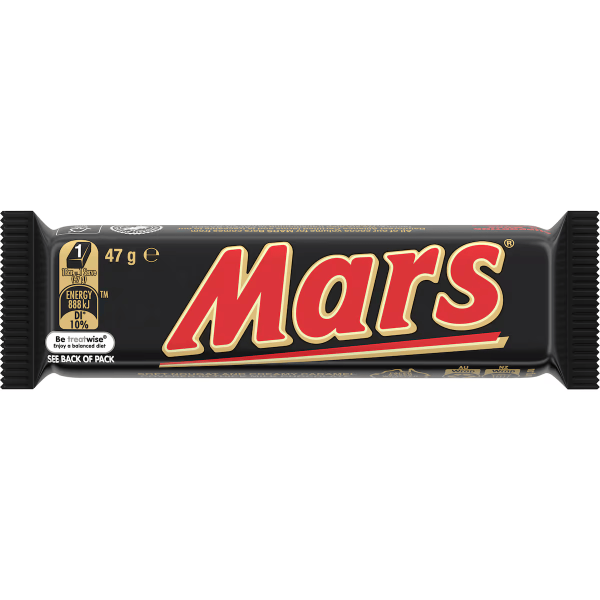 Mars Chocolate Bar With Nougat & Caramel 47g X 6 Bars