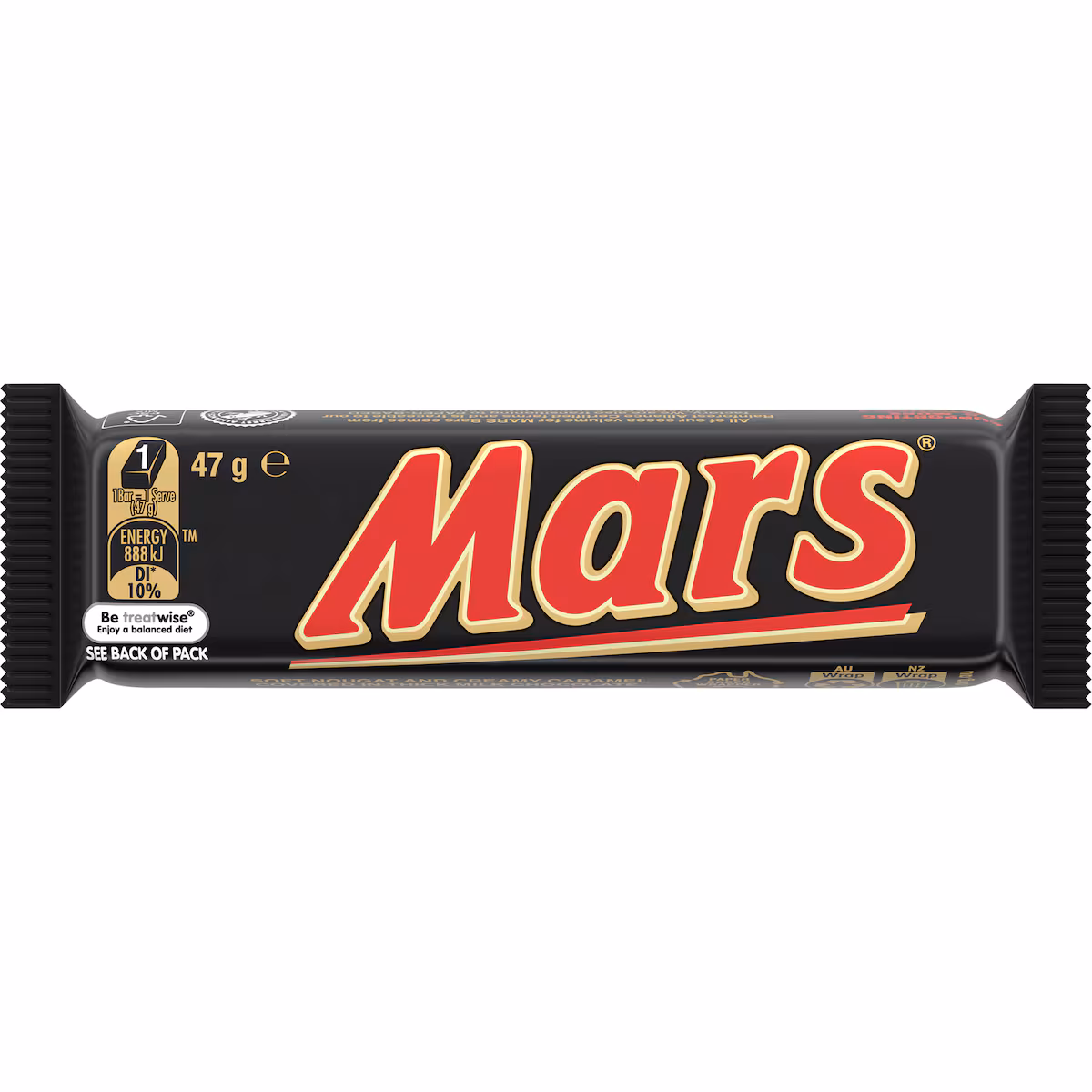 Mars Chocolate Bar With Nougat & Caramel 47g X 6 Bars