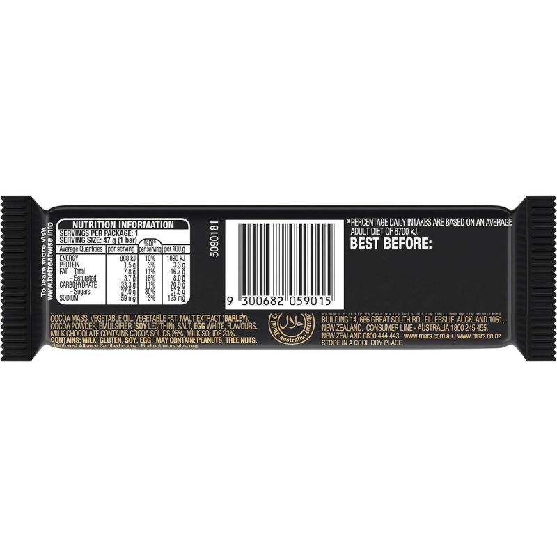 Mars Chocolate Bar With Nougat & Caramel 47g X 6 Bars