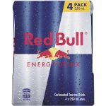 Red Bull Energy Drink Can 250ml X 4 Pack
