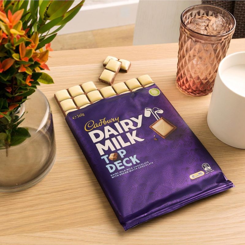 Cadbury Dairy Milk Top Deck Large Chocolate Block 340g
