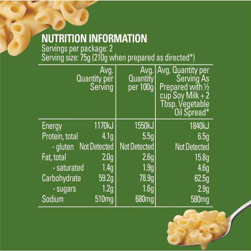 Kraft Mac and Cheese Macaroni Pasta Vegan Box 150g