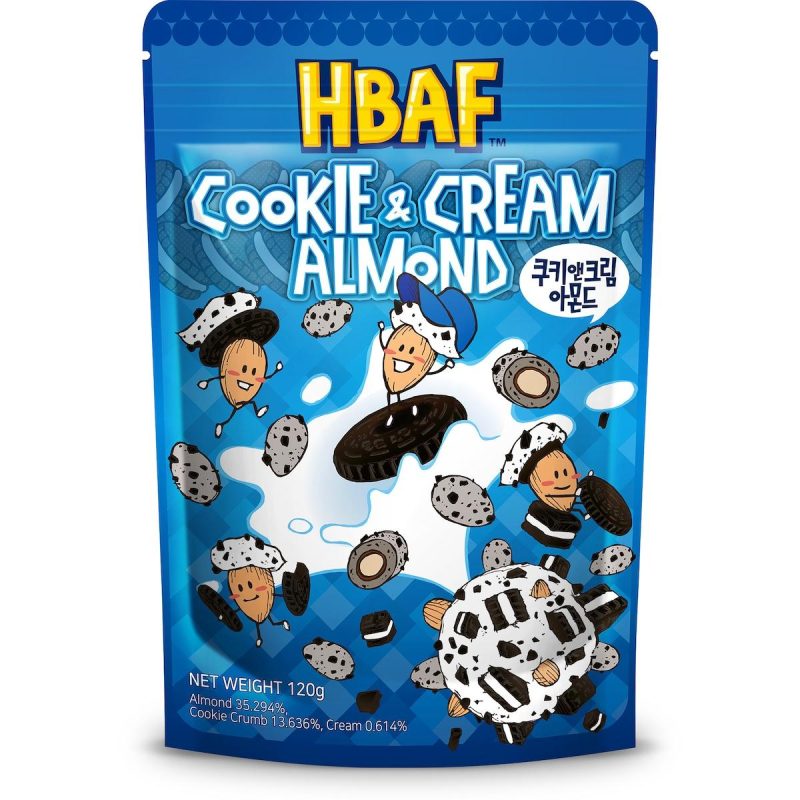 HBAF Cookies and Cream Almonds 120g