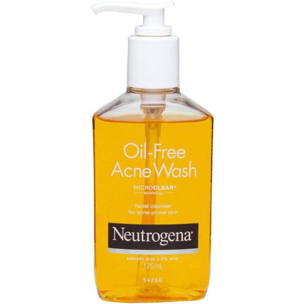 Neutrogena Oil Free Acne Wash Face Cleanser 175ml