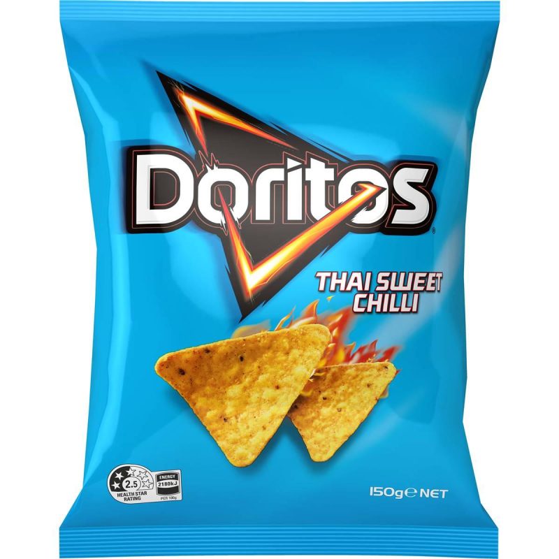 Doritos Corn Chips Thai Sweet Chilli Pack 150g