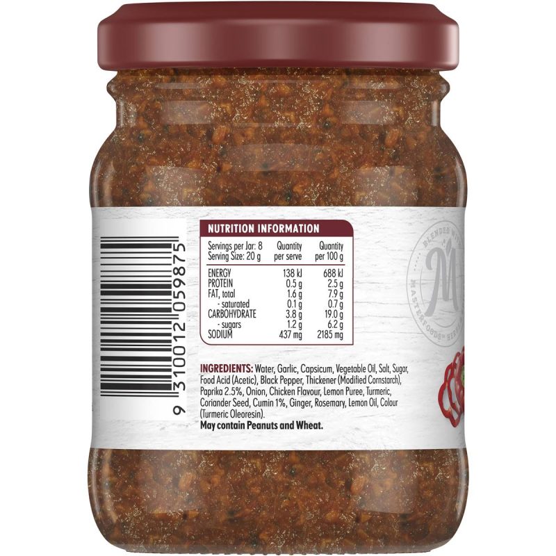 Masterfoods Moroccan Style Spice Paste 160g